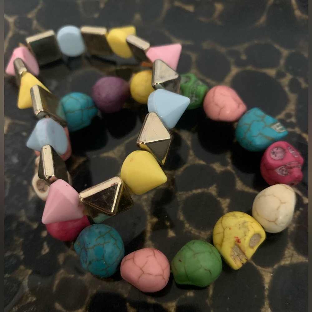 2 colorful bracelets